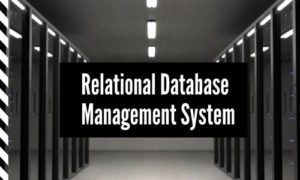 what are the distinct features of relational database management system