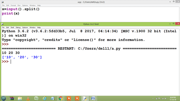 How To Take Space Separated Input In Python List