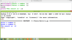 Python program to add two numbers - Python Tutorial